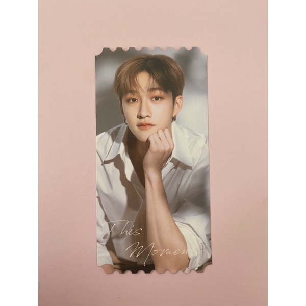 (booked) Stray kids nacific naci R9 ticket photocard Bangchan chan