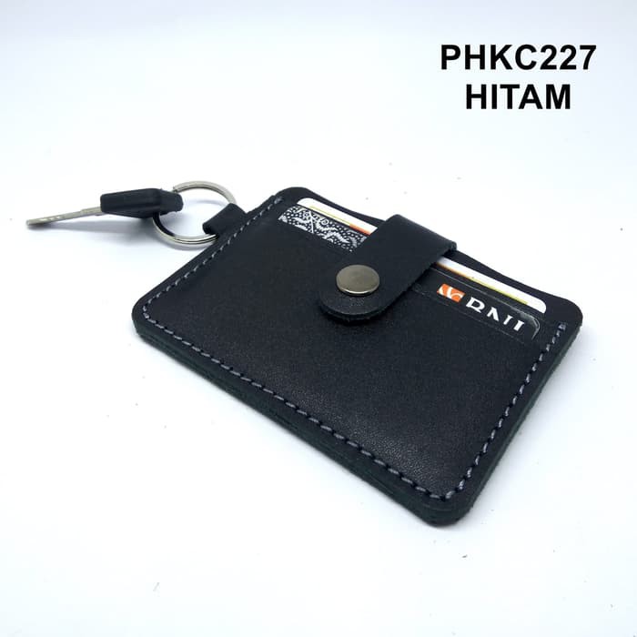 dompet kunci mobil motor STNK kartu SIM etoll e money hitam PHKC227