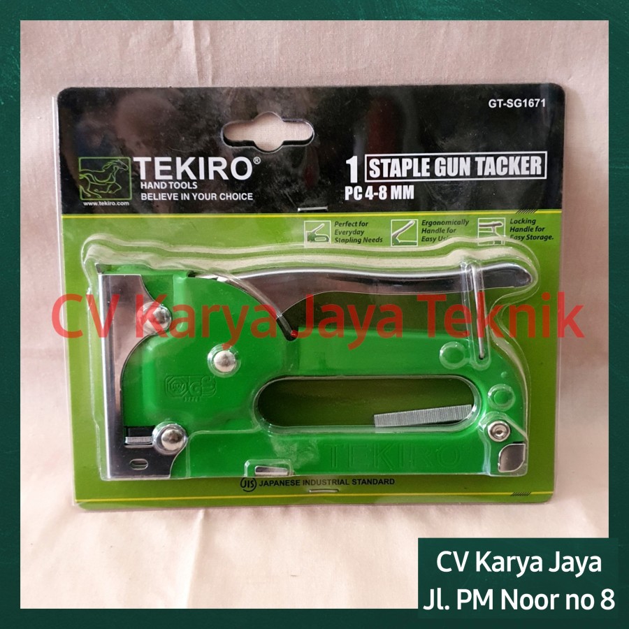 

Staples Tembak Tekiro 4-8 mm / Staple Gun Tacker / Staples Jok