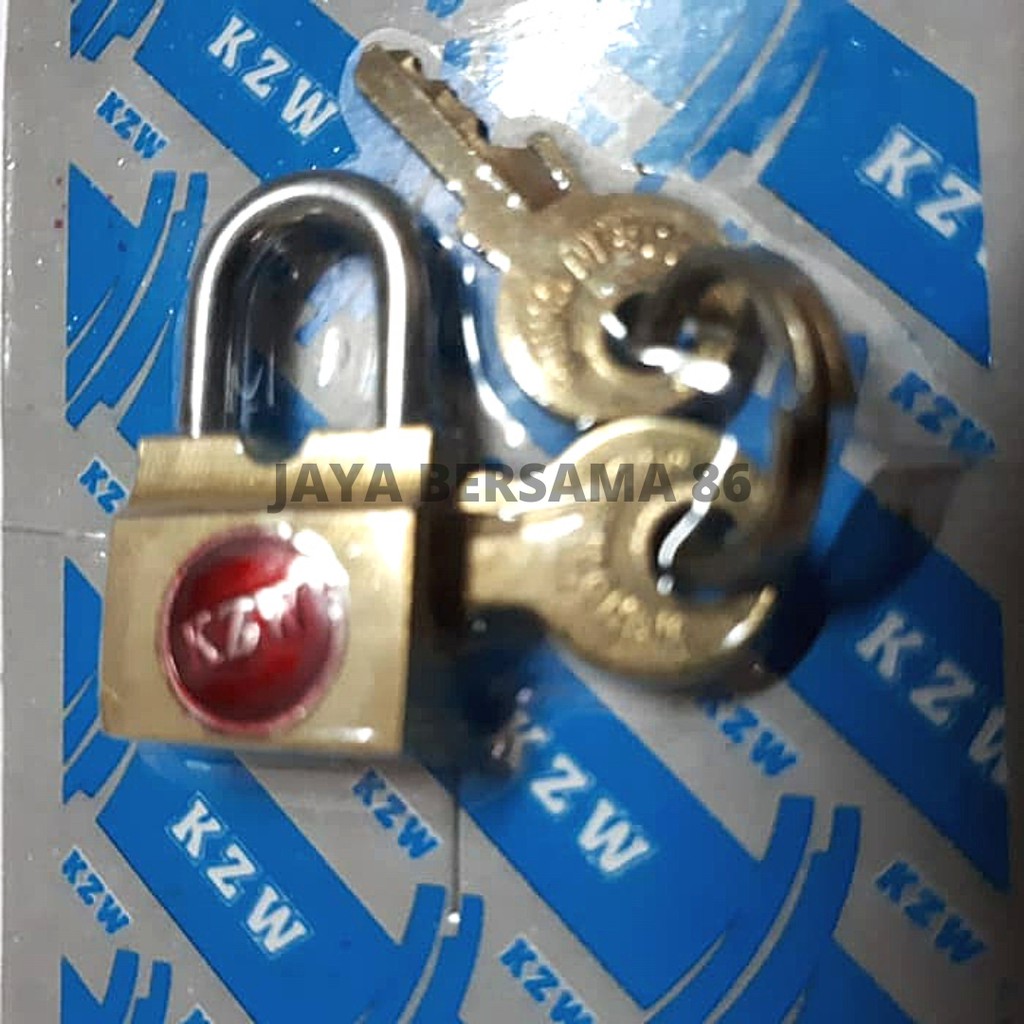 GEMBOK SAMPING 15MM / GEMBOK TAS KOPER TRAVEL JELLY MINI KECIL / BRASS PADLOCK 15MM