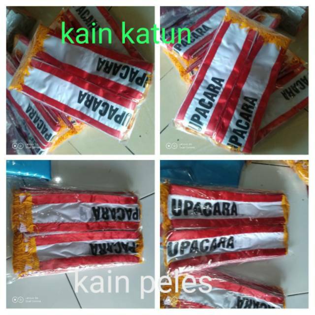 Selempang 10 biji petugas upacara