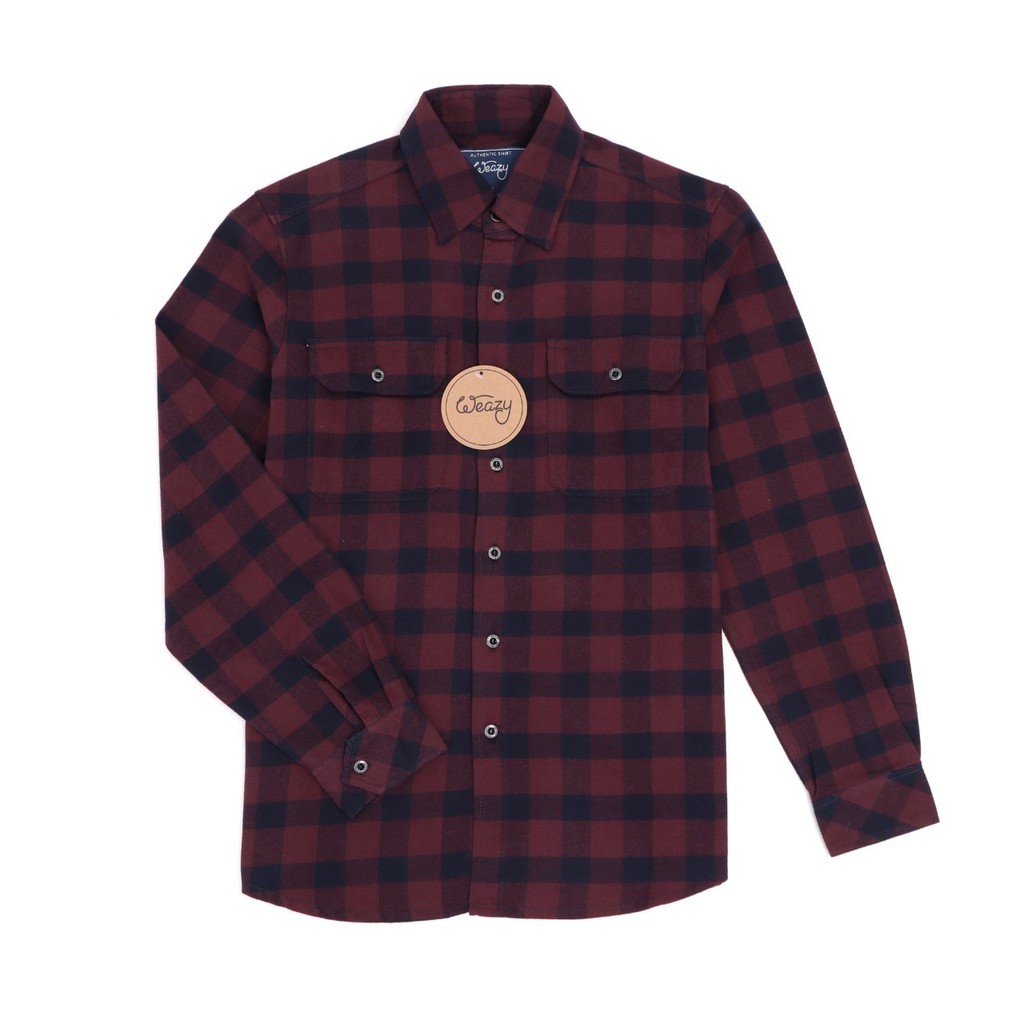 Kemeja Flanel Pria dan Wanita Weazy XXL