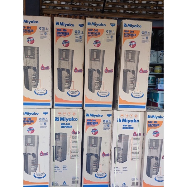 Dispenser air / Water Dispenser Miyako Galon Bawah Hot and Cool WDP-300 PANAS DINGIN BISA GOSEND