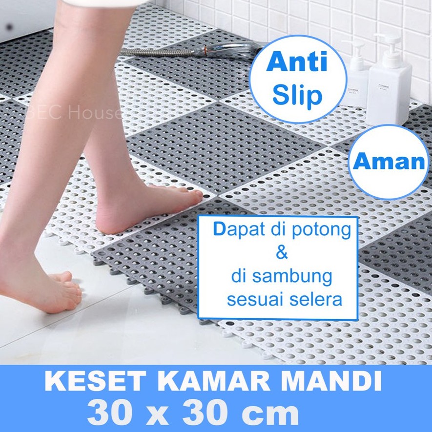 Karpet Kamar Mandi Anti Slip Bahan PVC
