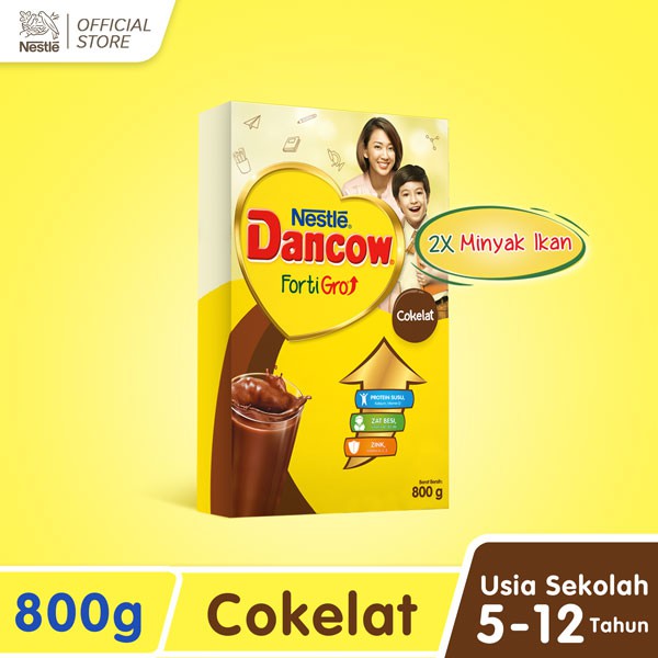 

NESTLE Dancow Fortigro Susu Bubuk Cokelat Usia Sekolah Box 800 g