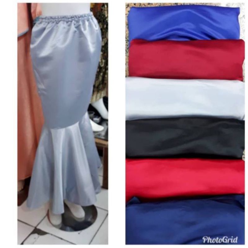 rok duyung satin/rok kebaya satin/rok modern