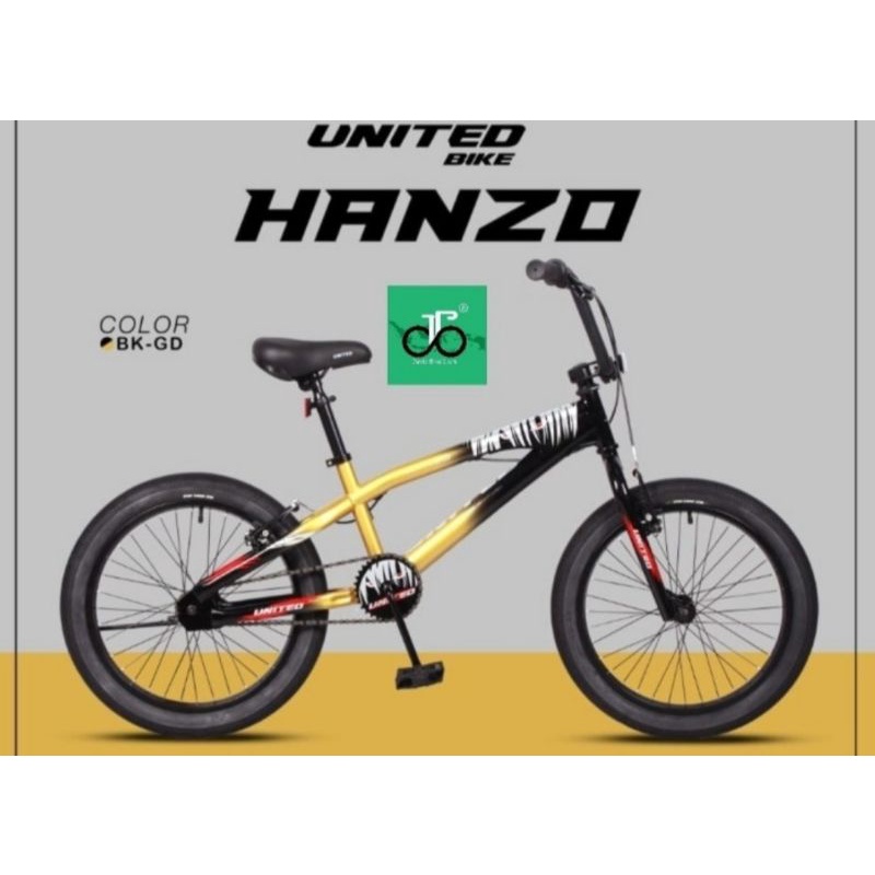 Sepeda BMX 20" United Hanzo NEW TERBARU