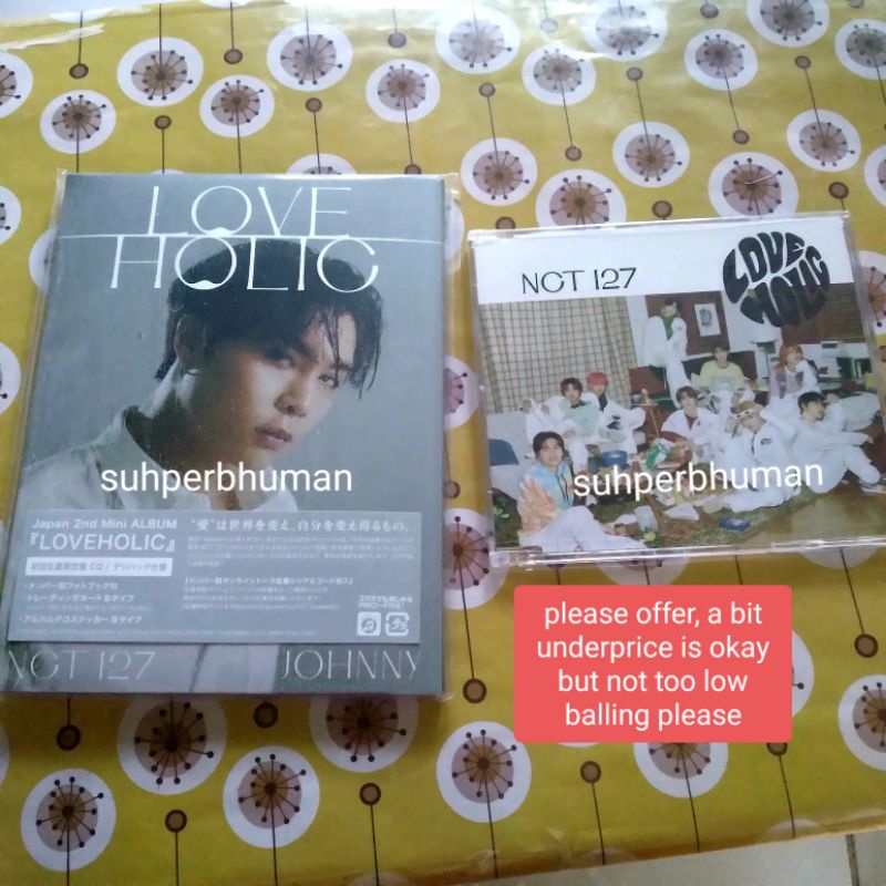 JOHNNY LOVEHOLIC ALBUM SET (C dan Cover Member B ver)