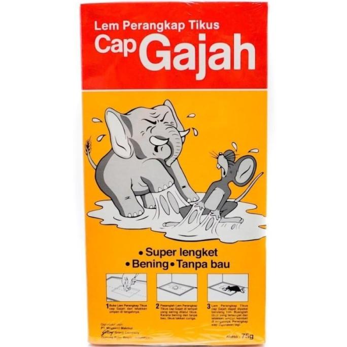 GROSIR Lem Tikus Cap Gajah - Lem Papan - Perangkap Tikus - Jebakan