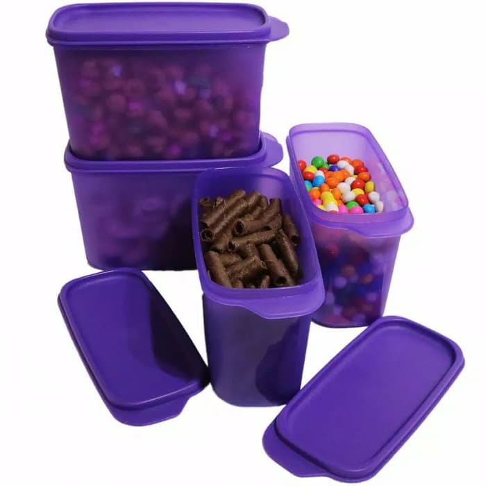 Toples Tinggi 1100 mL Tania / Sealware Food Storage Warna  / Toples Bumbu Dapur / Toples Susu Oval / Kue Lebaran / Coklat / Permen / Kacang