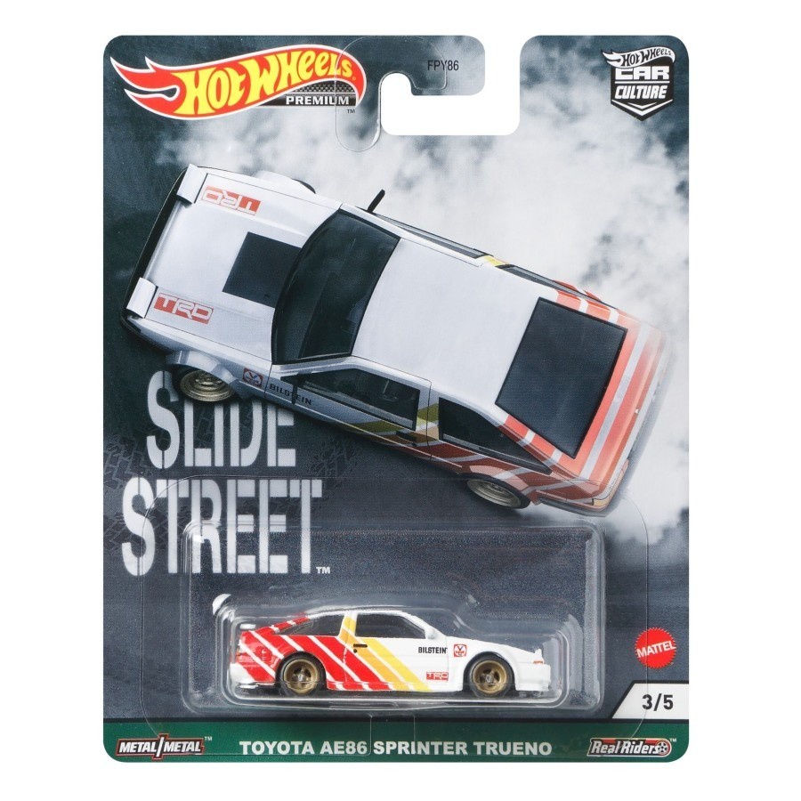 Hot Wheels Premium Slide Street Toyota AE86 Sprinter Trueno