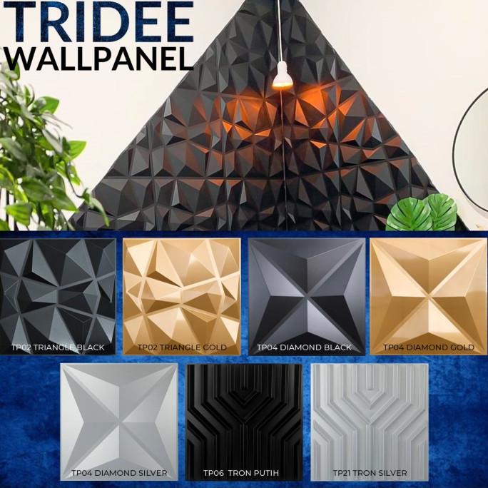 TRIDEE WALLPANEL TRIANGLE | WALLPAPER DINDING DEKORASI