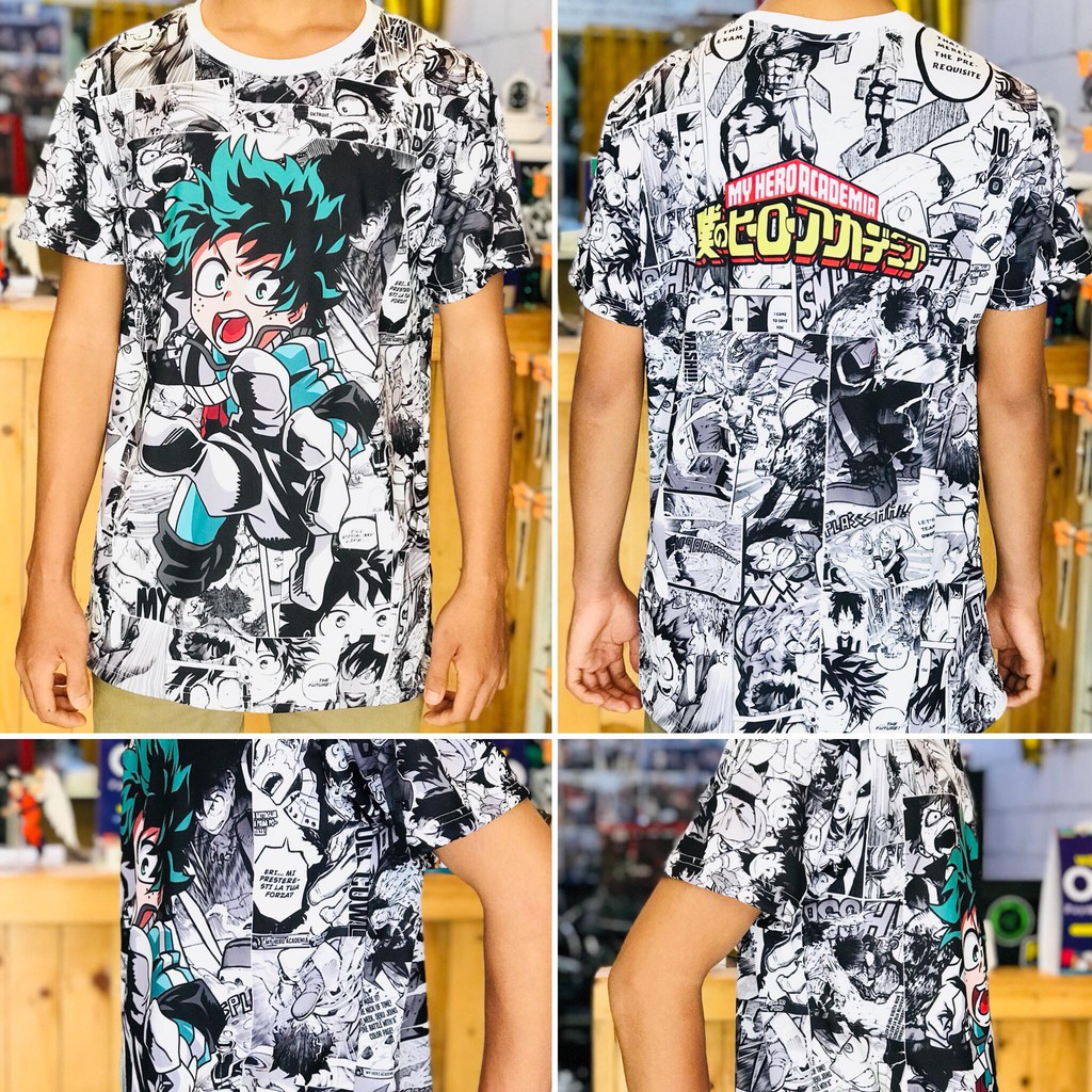 Kudou x Metro - Tshirt Deku Fullprint My Hero Academia