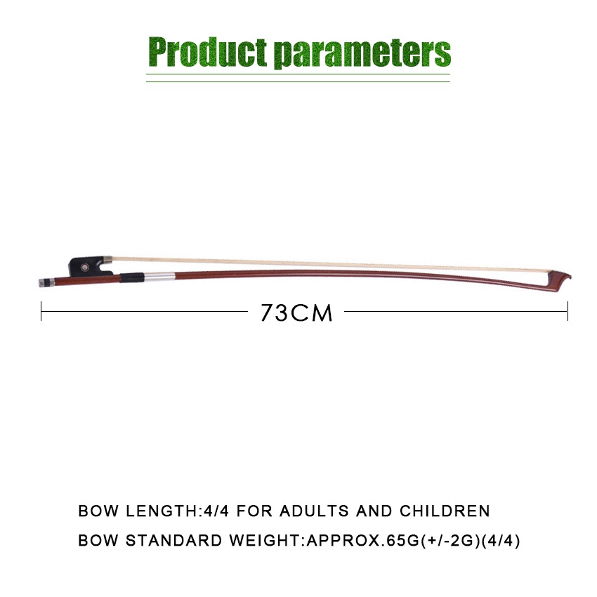 Bow Biola 4/4 Import Violin Viola Bow Biola 4/4