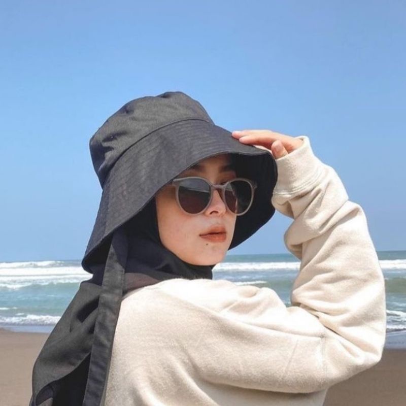 TOPI WIDE BUCKET HAT | TOPI BUCKET TALI