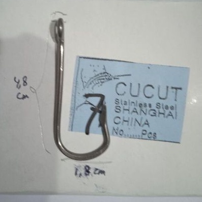 pancing cucut no 7 pancing stainless monel