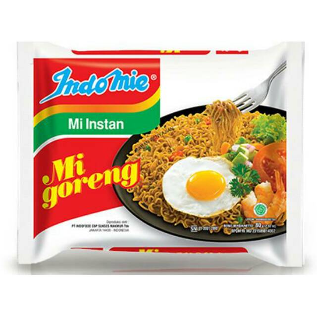 

Mie Instant INDOMIE MIE GORENG 80GR
