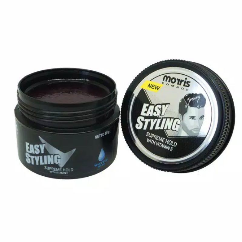 MORRIS POMADE PRIA TAHAN LAMA/POMADE COWO MURAH /ORIGINAL/POMADE WATER BASE SERIES- 80 GRAM