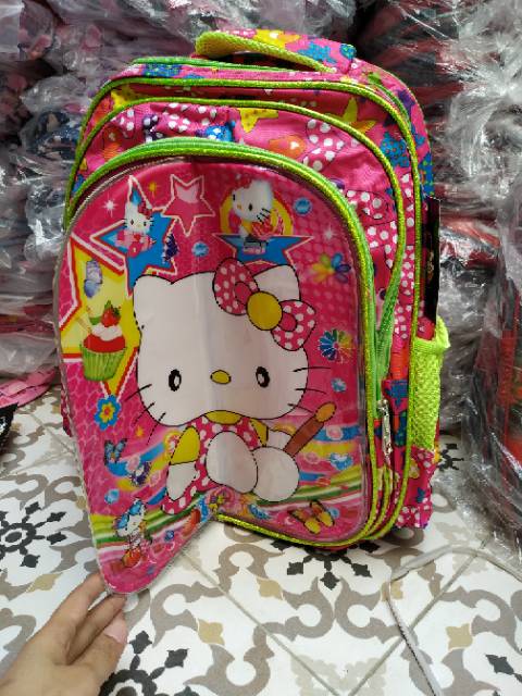 TAS ANAK CEWE IMPORT 3 KARAKTER