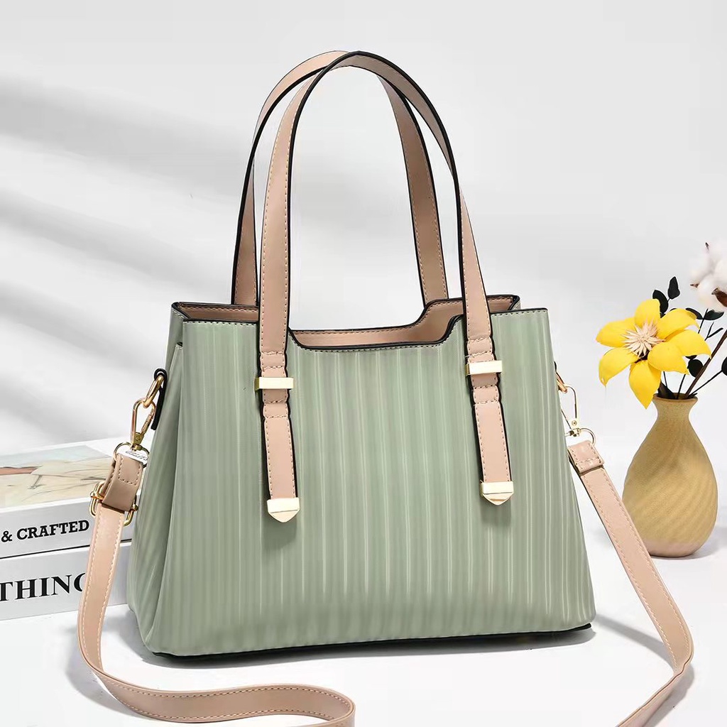 9151 TAS WANITA IMPORT SLEMPANG HANDBAG [1KG 2PC] PERFECT CORNER