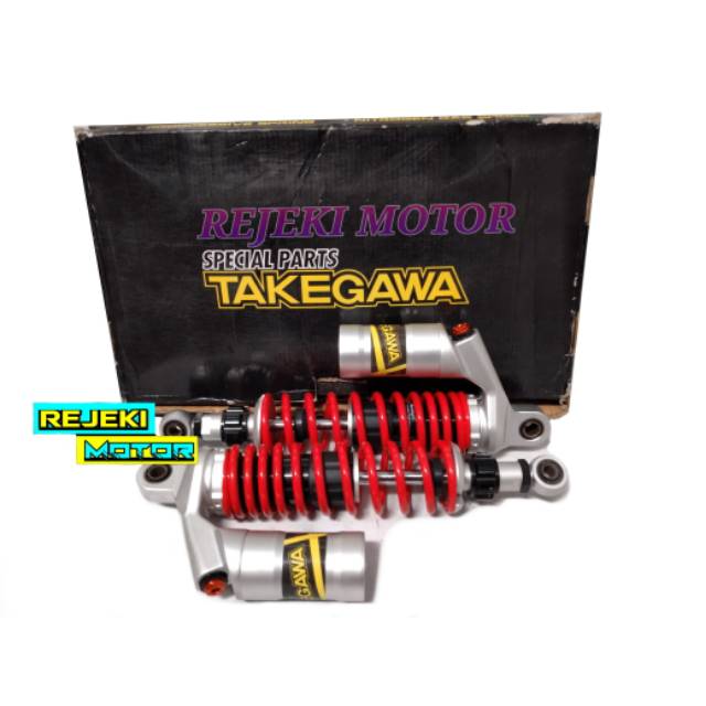 Shock Skok Shockbreaker Takegawa JP031 Series Tabung Atas 320mm Merah