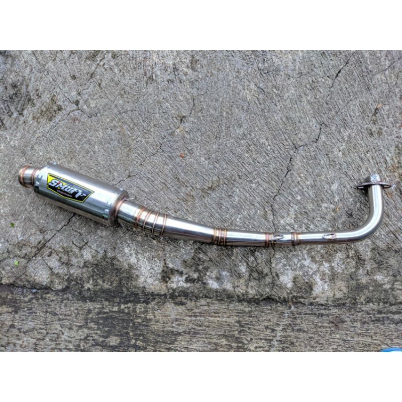 knalpot drag 200cc  jupiter,vega,supra 125,karisma,shogun