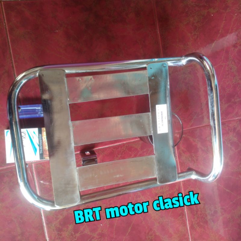 Premium Tatakan Pangkon Jok Belakang Pispot Pisah Boncengan Honda C70,