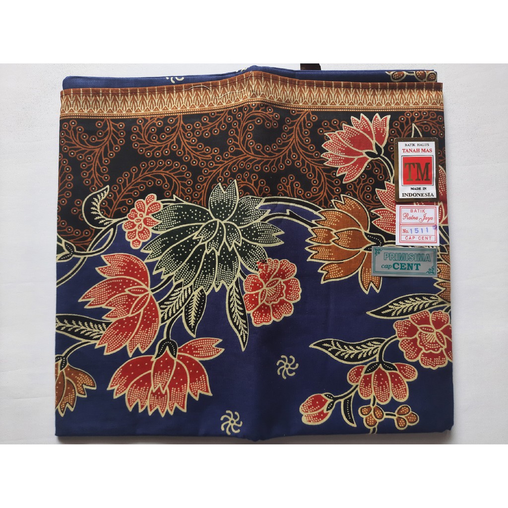 KAIN PANJANG BATIK HALUS TM TANAH MAS CAP CENT SAMPING KEBAT PANJANG JARIK MELAHIRKAN BAWAHAN KEBAYA