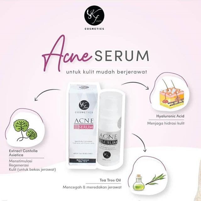 SERUM ACNE KF SKIN BPOM / SERUM JERAWAT / SERUM ACNE ORIGINAL / LC BEAUTY