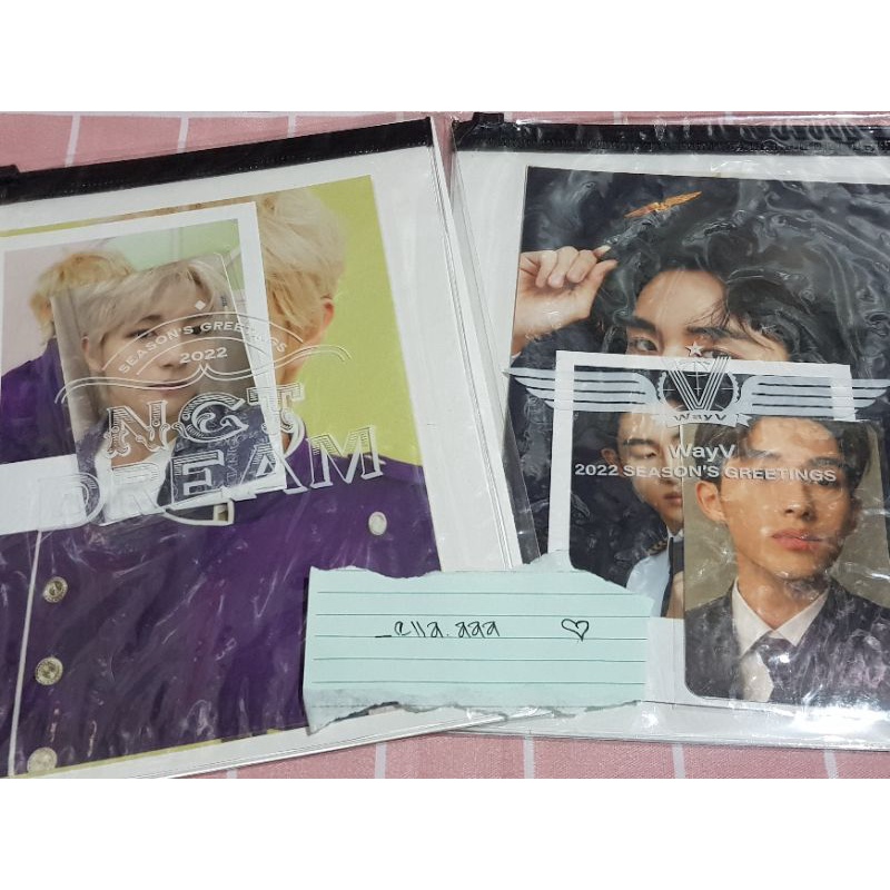 Photopack sg22 nct dream, wayV - Photopack sg22 Renjun - Photopack sg22 winwin