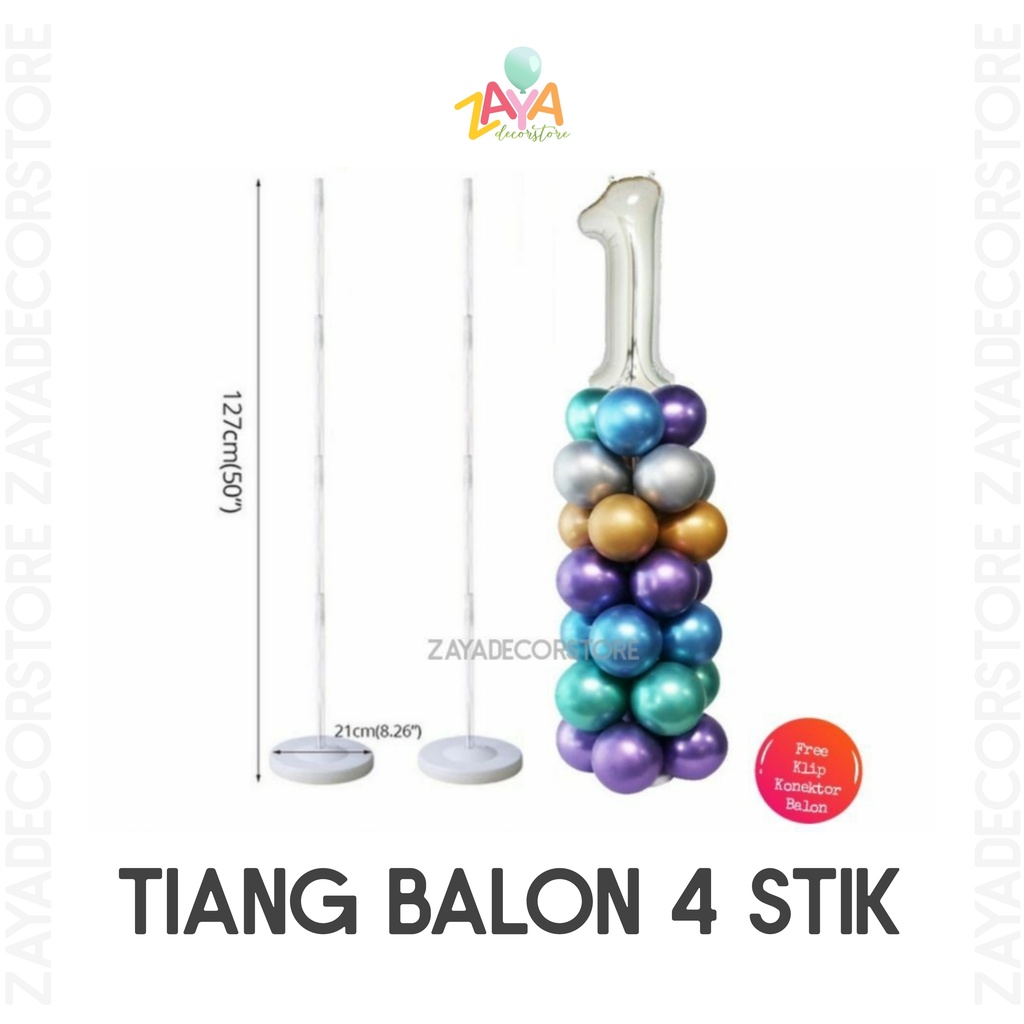 TIANG BALON 4 STIK