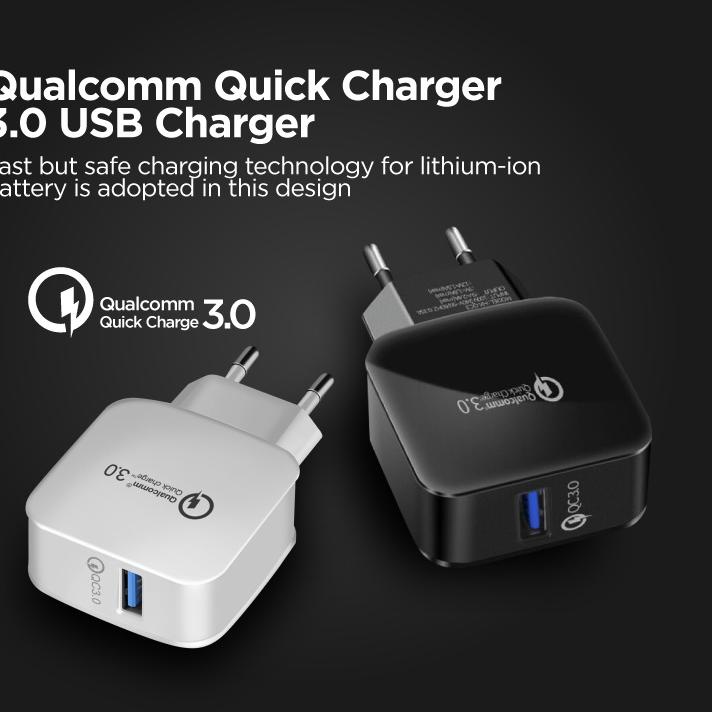 ○ Charger Travel Adaptor Colokan USB 1 Port JOYSEUS T1 QC3.0 Quick Charging - CL0008 CL0009 ➩