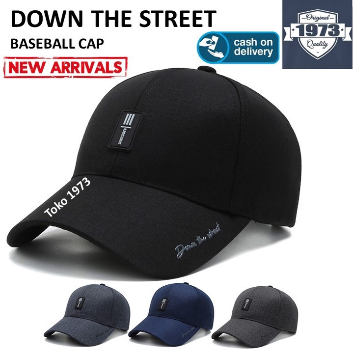 Baseball cap : DOWN THE STREET - Topi baseball topi golf topi pria topi wanita topi Narason