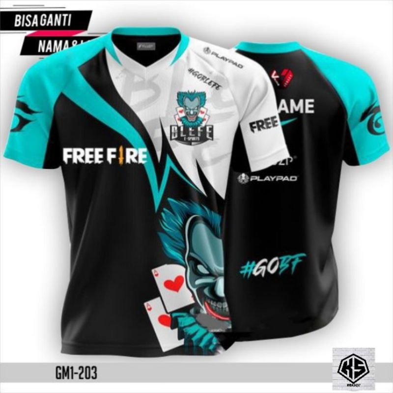 jersey game terbaru baju kaos game rrq evos onic freefire mlbb pubg aov COD