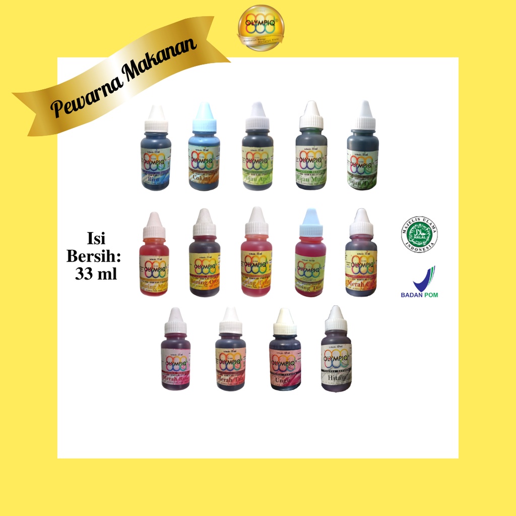 

Pewarna Makanan OLYMPIQ 33 ml