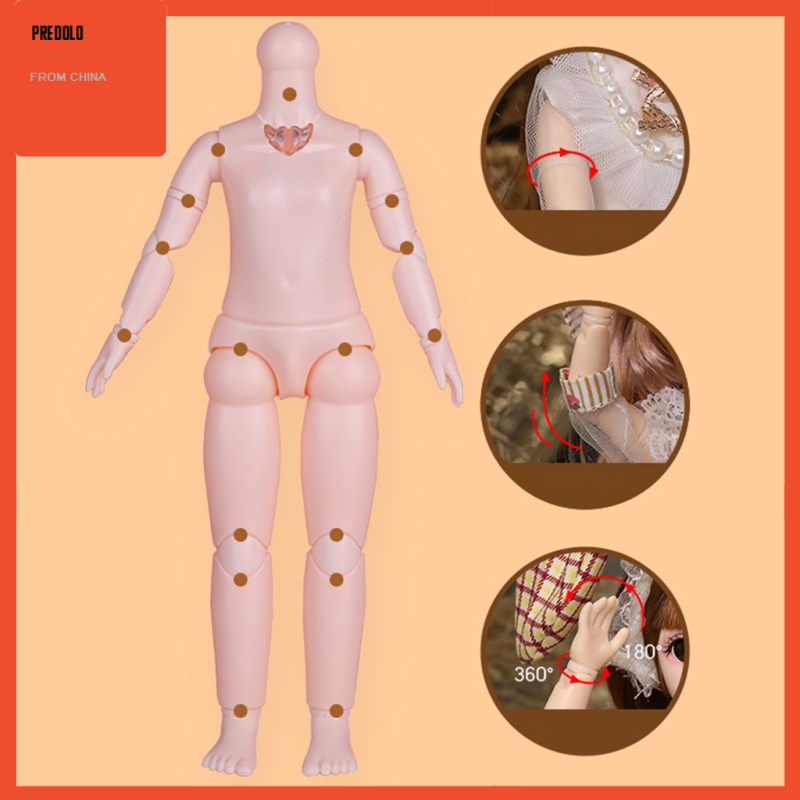 [In Stock] 12&quot; Doll Toy Movable Joints Fashionable Dress Up Dolls Toy for Girls