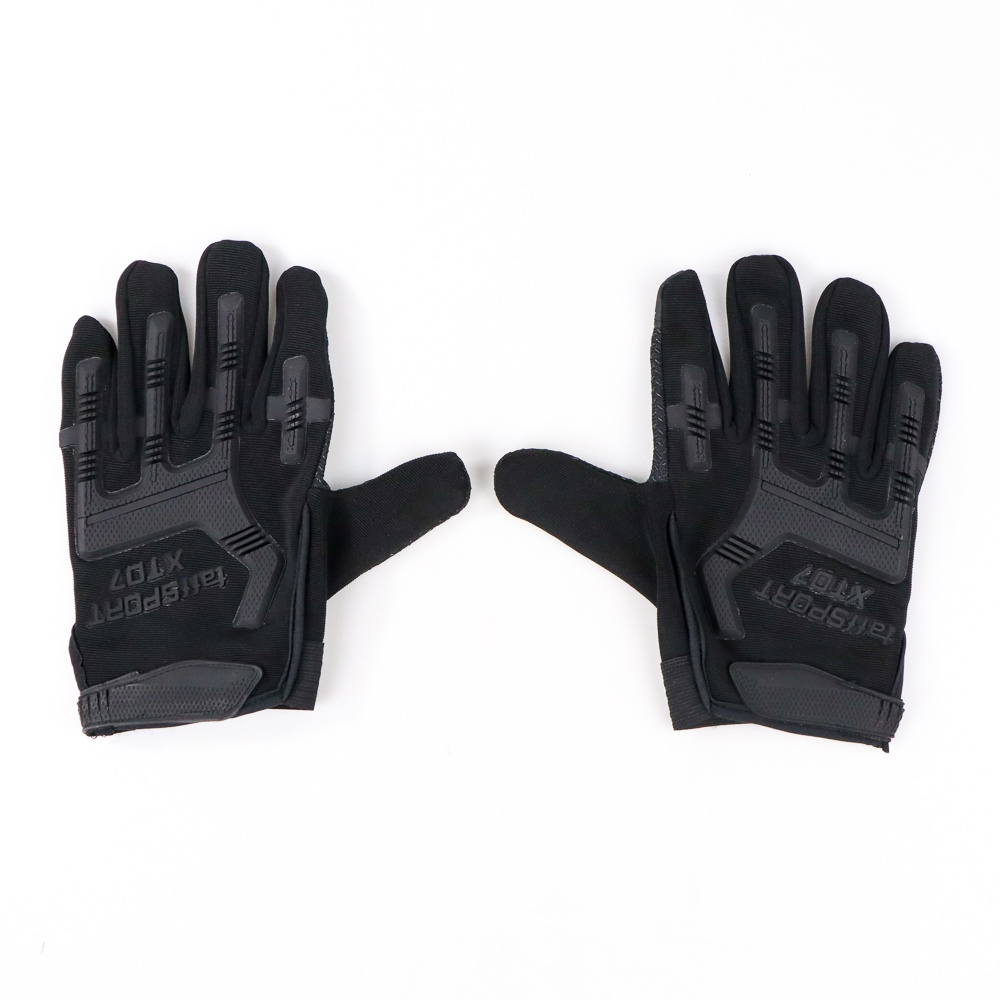 TaffSPORT Sarung Tangan Motor Tactical Mechanix Off Road - XT07 - Black