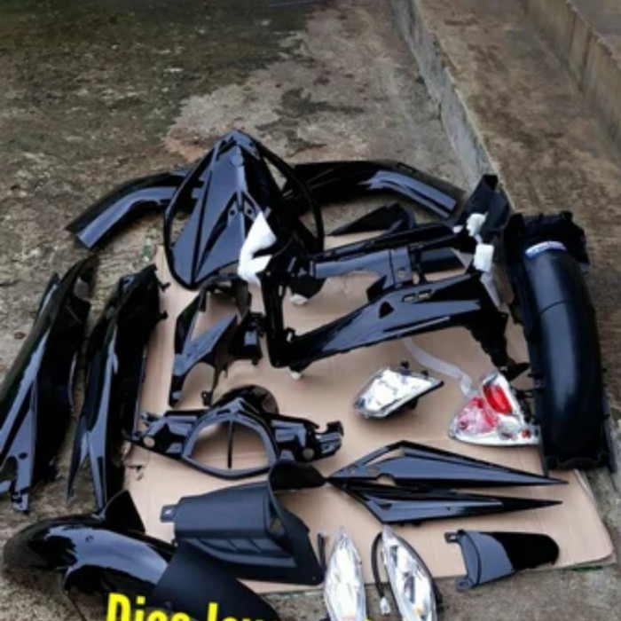 full set body Jupiter MX lama plus lampu depan belakang