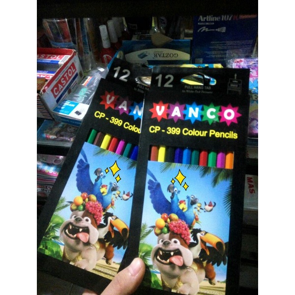 

Pensil warna Vanco 12 warna