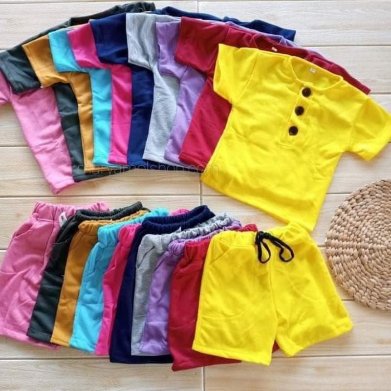 Baju anak setelan anak kiano set kancing