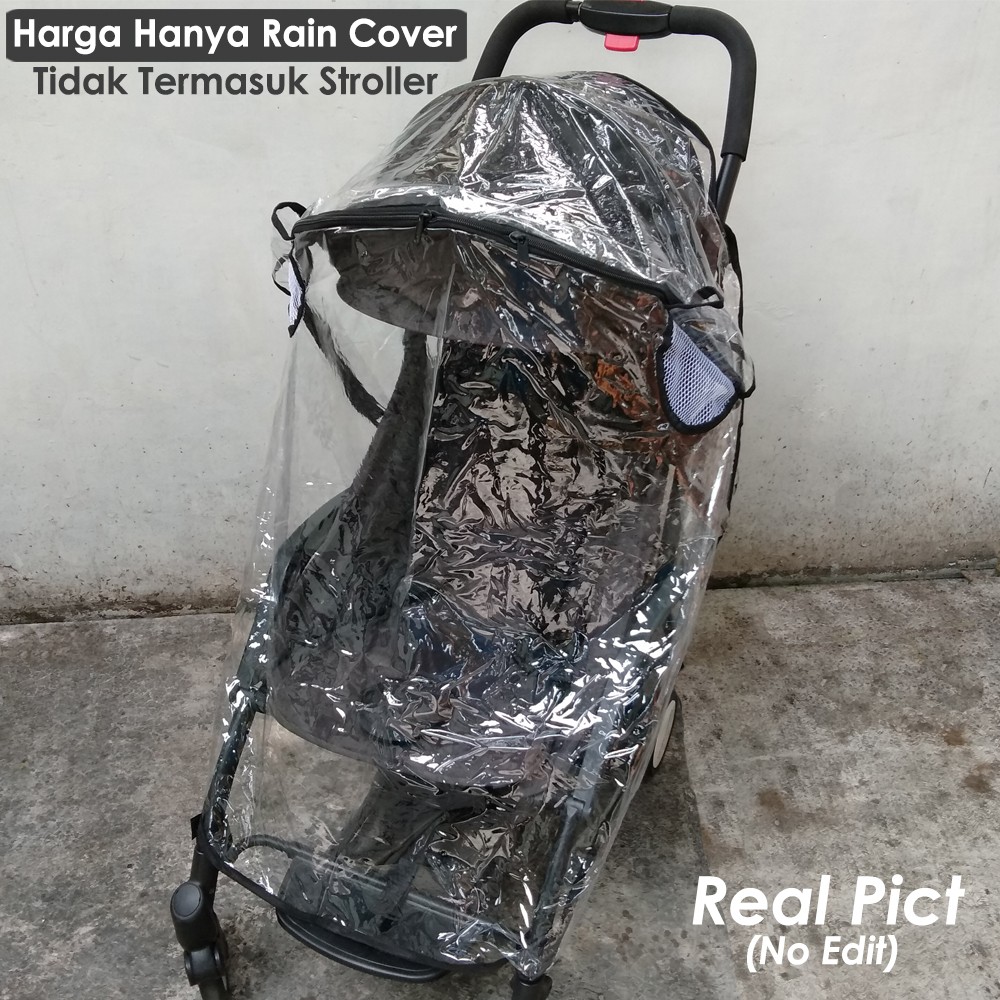 RAIN COVER Stroller Pelindung Hujan  Ritsleting / non Resleting - Tutup Stroller Anti Hujan , Debu / Corona AKACHAN