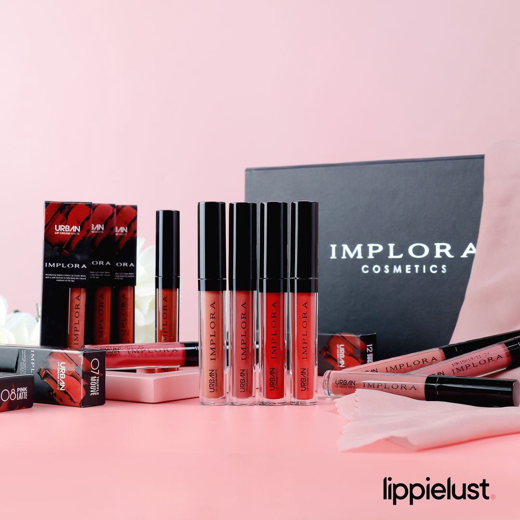 Implora Urban Lip Cream Matte Lipstick Lipstik Creamy