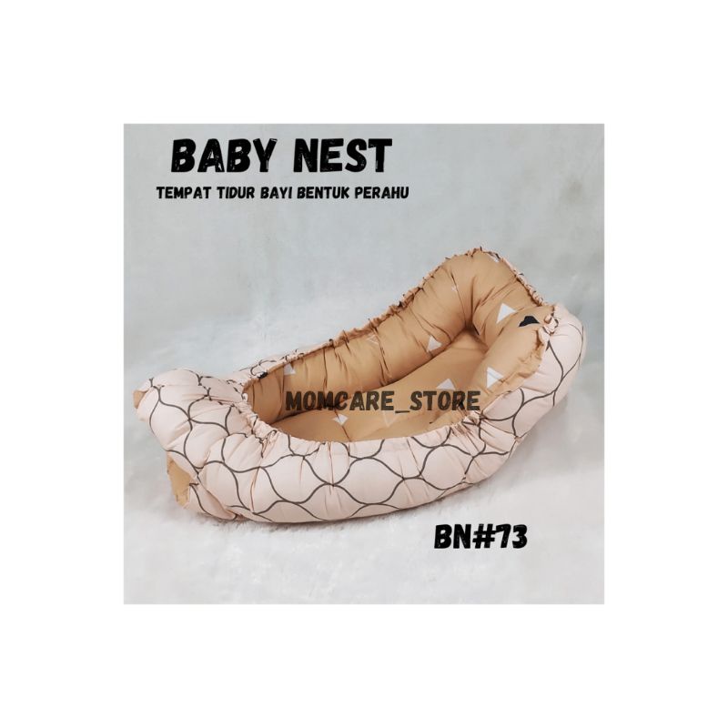 KASUR BAYI MODEL PERAHU/BABY NEST NO.73