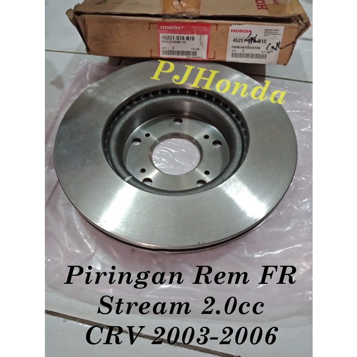 Piringan Rem Depan Honda Stream 2.0cc Genuine