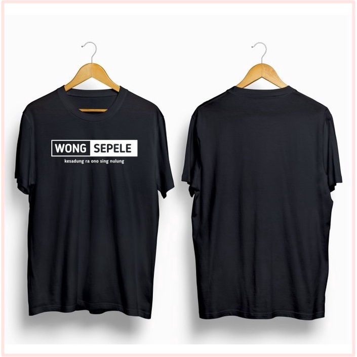 bisa cod Kaos Distro Kaos cewek kaos cowok kaos desain wong sepele murah viral ndarboy genk  gh7