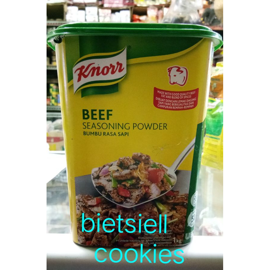 

FLASH SALE - KNORR BEEF SEASONING POWDER 1KG (PENYEDAP RASA)