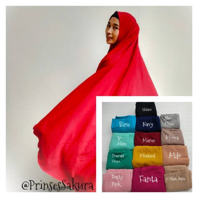 Hijab NON-Pet instan XXXL