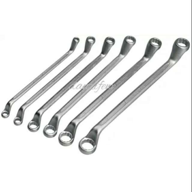 WAGENER Kunci Ring 12 Pcs/Set || Double Ended Spanner 12 Pcs/Set
