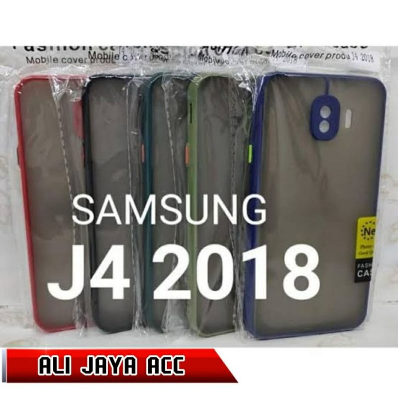 slicon/softcase Aero hp Samsung J4 2018 case my choice + pelindung camera