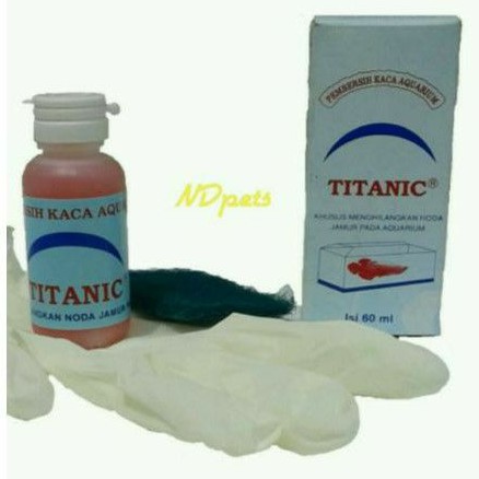 Pembersih Kerak Kaca Aquarium Titanic